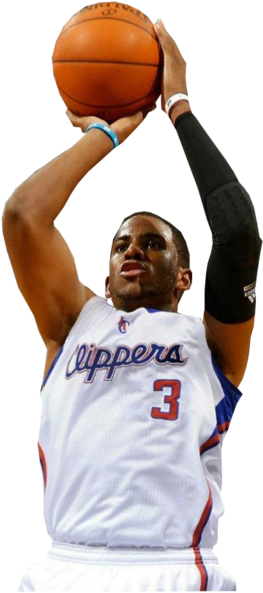 Chris Paul La Clippers - Chris Paul No Background (339x600), Png Download