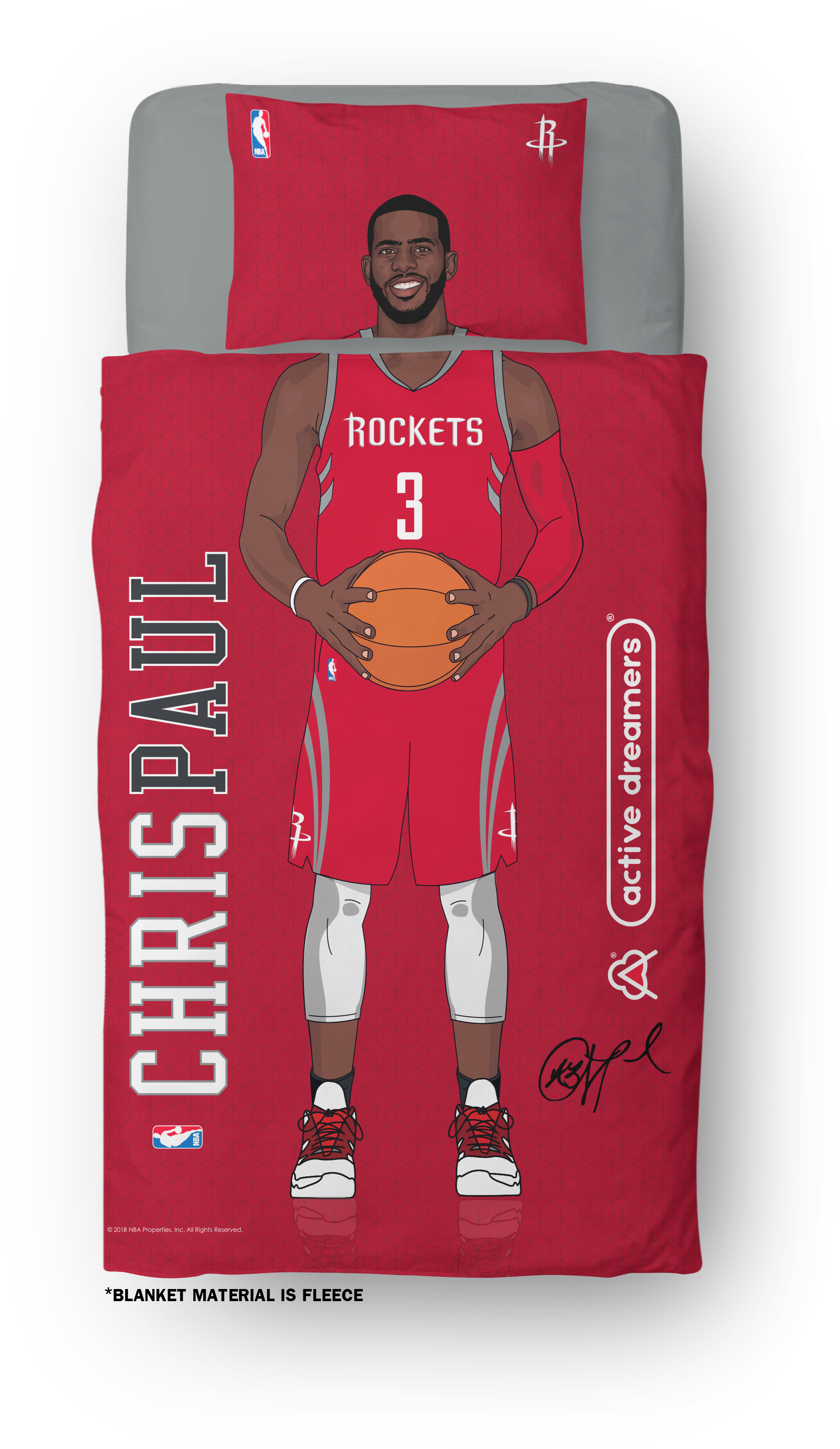 Chris Paul "signature Series" Blanket - James Harden (4000x4000), Png Download