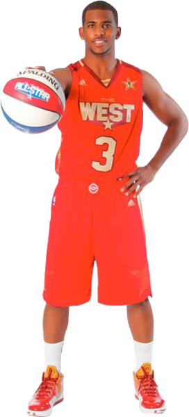 Chris Paul - Chris Paul All Star 2011 (272x600), Png Download