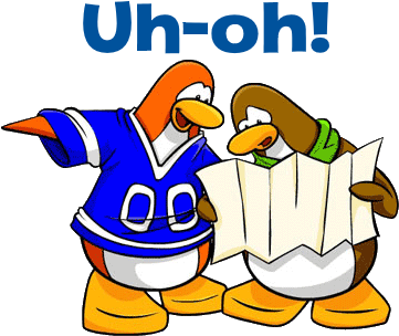 Oof - Club Penguin (381x339), Png Download