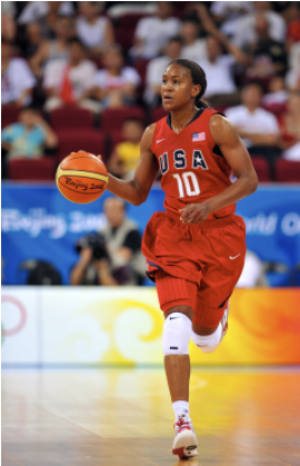 We Think Tamika Catchings Has A Safer Digital Footprint - Basketball (358x625), Png Download