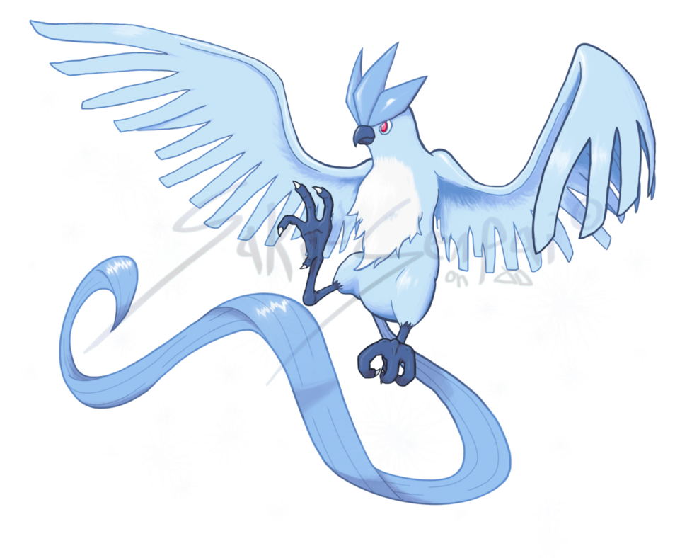 Vector Black And White Library Shining Articuno By - Imagens Do Articuno Shiny (1012x790), Png Download