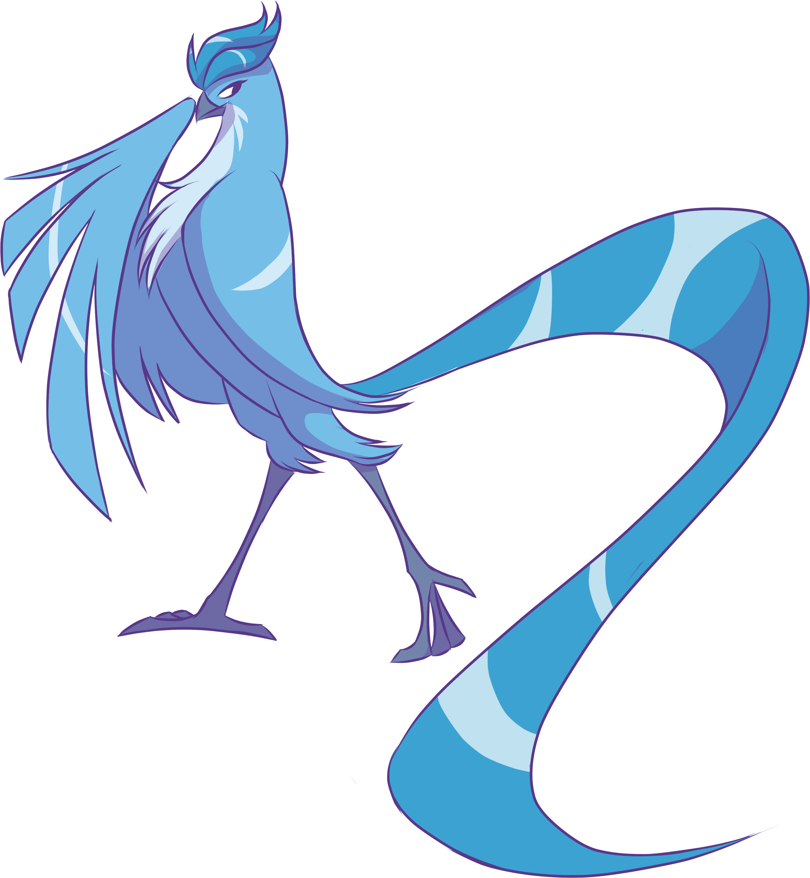 Articuno Transparent Drawing Pokemon - Illustration (3000x3000), Png Download