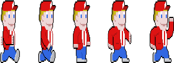 Bob - Png Frame By Frame Animation (640x222), Png Download