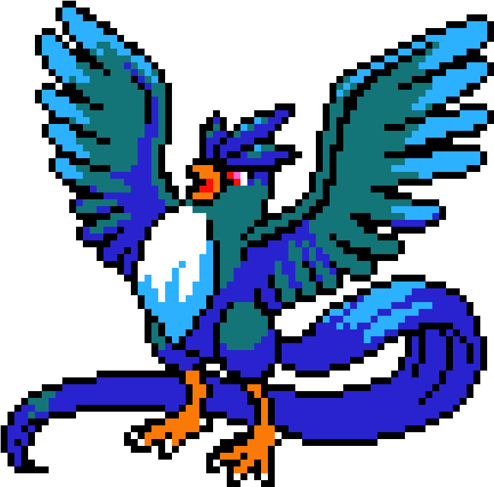 Articuno - Articuno Easy Pixel Art (800x810), Png Download