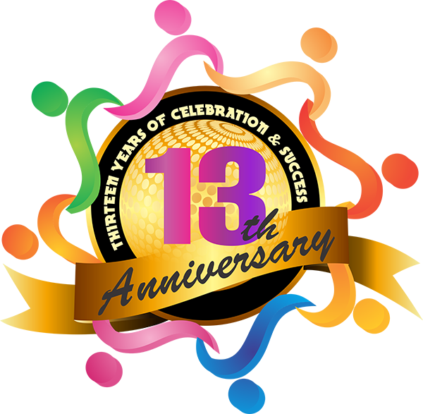 Apr 19 By Arc Gaston County - 13 Anniversary Logo Png (600x587), Png Download