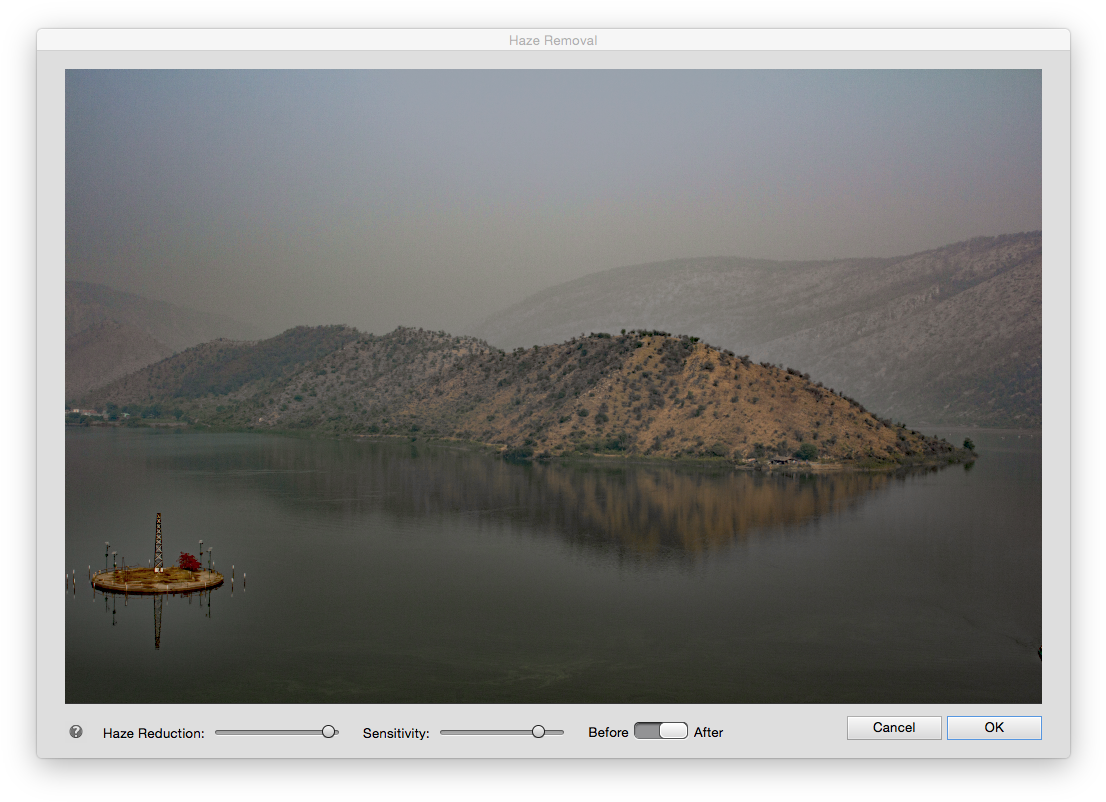 Haze Reduction And Sensitivity Adjustment - Mist (1117x813), Png Download