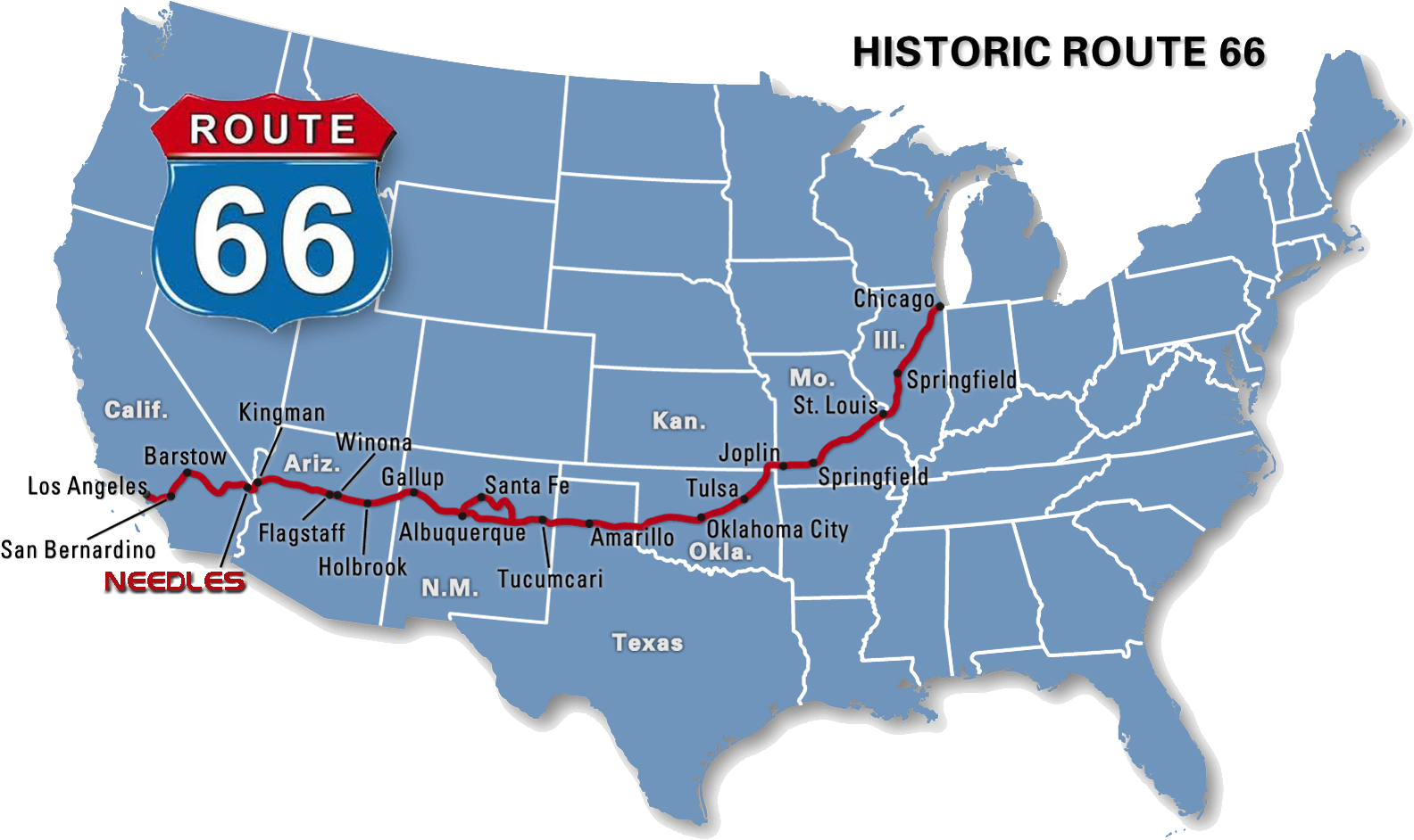 Rt66 - Crew 2 Route 66 (1600x972), Png Download