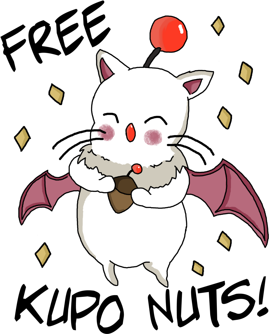 Unlocking The Moogle Quests On Fennie Today Gave Me - Swim Swim Swim Oval Ornament (1280x1502), Png Download
