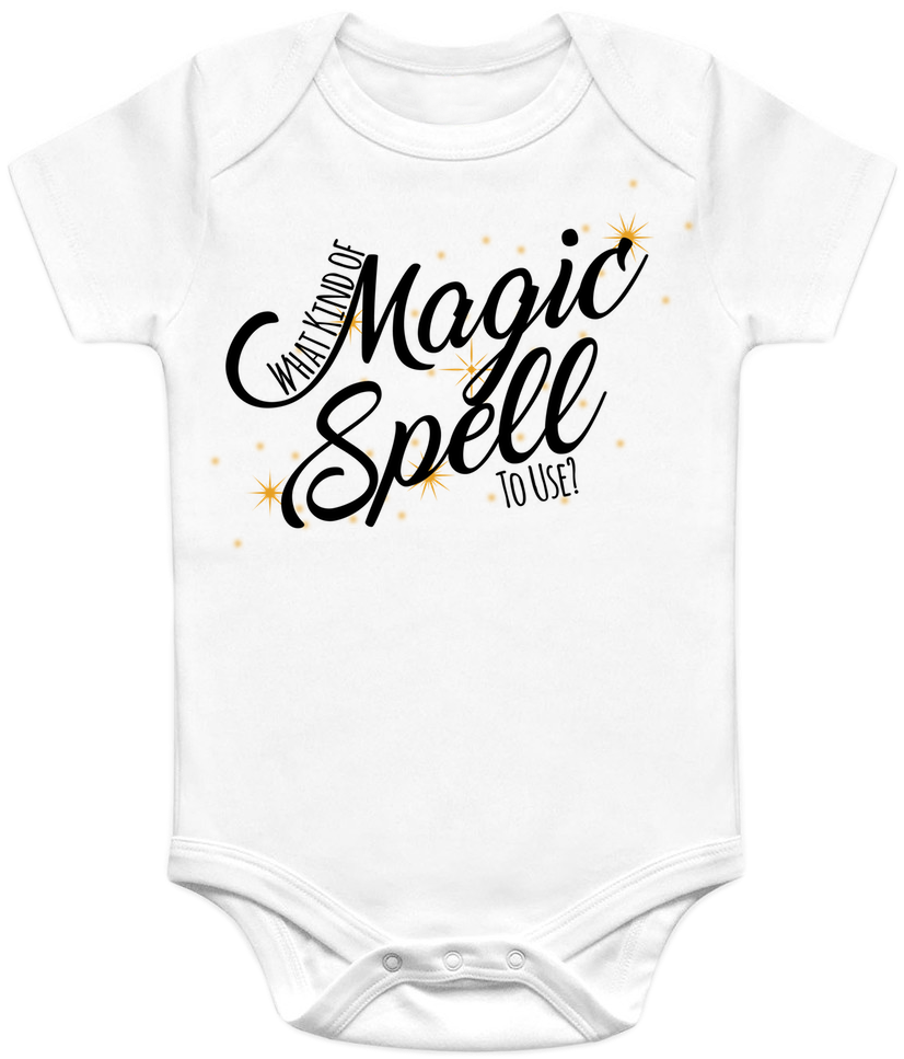 What Kind Of Magic Spell To Use Onesie, Labyrinth Inspired - Kind Of Magic Spell To Use - Labyrinth Onesie (868x1035), Png Download