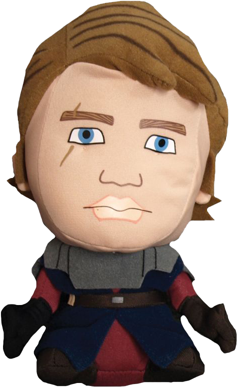 Anakin Skywalker Deformed Plush - Star Wars - Clone Wars - Anakin Skywalker Deformed (587x818), Png Download