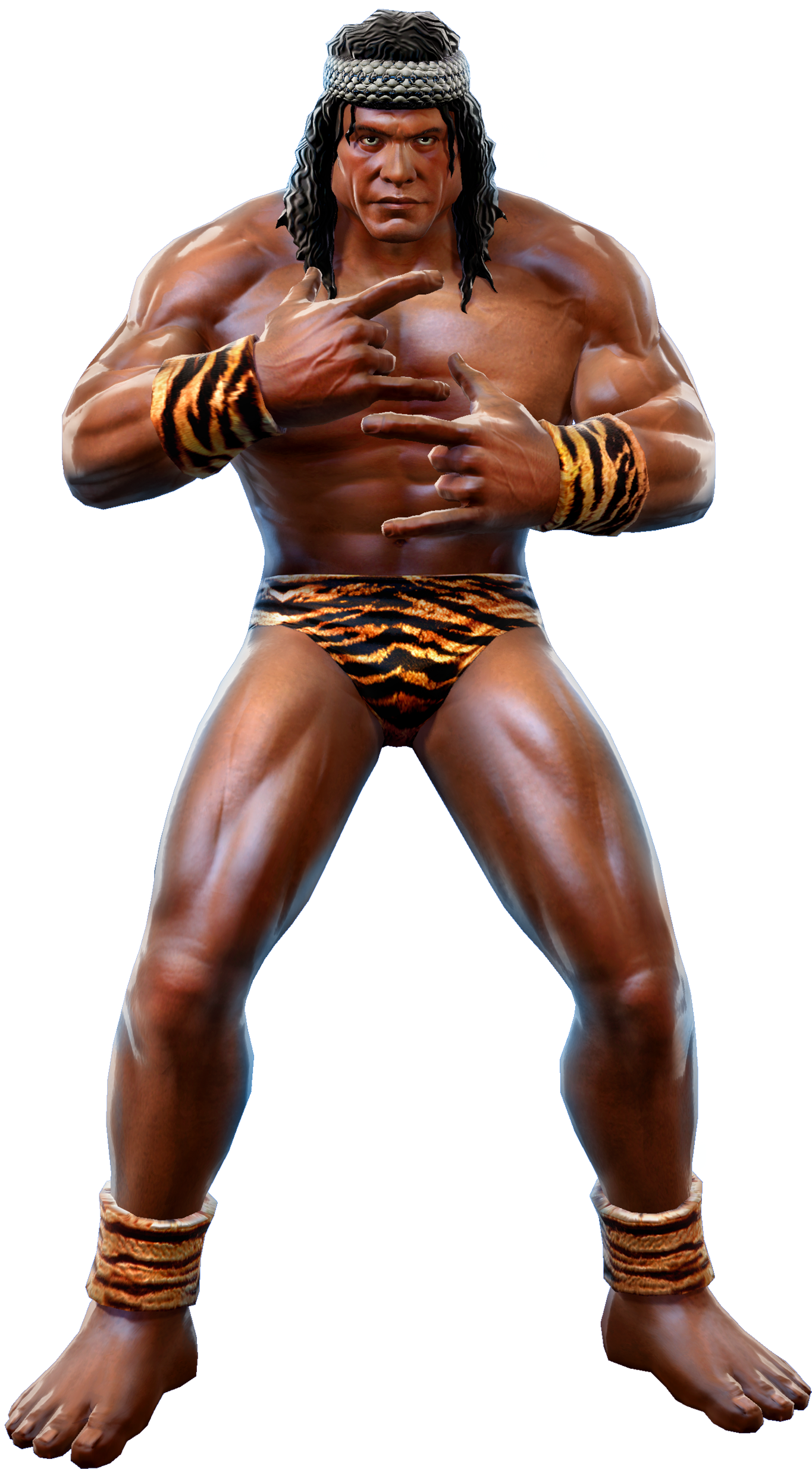 Wwe All Stars Wiki - Jimmy Snuka Svr 2011 (1837x2750), Png Download