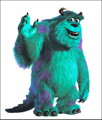Share This Image - Sulley Monster Inc Png (342x400), Png Download