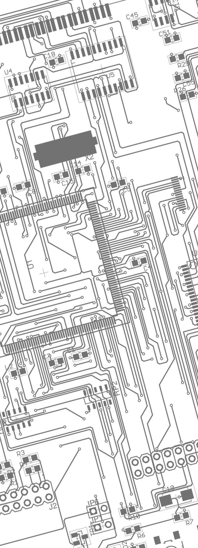 Eap7312 Pcb - Transparent Circuit Board Png (645x1786), Png Download