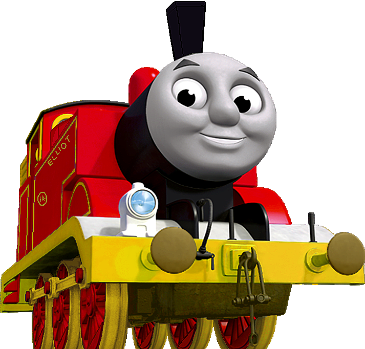 Clip Art Royalty Free Stock Elliot C Syde S Wiki Fandom - Thomas Tank Engine Cgi (713x682), Png Download