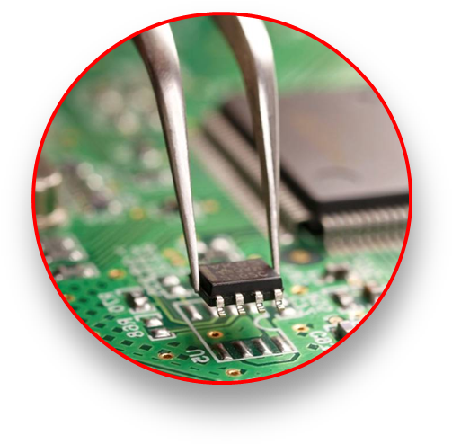 Companies - Electronic Parts Png (526x517), Png Download