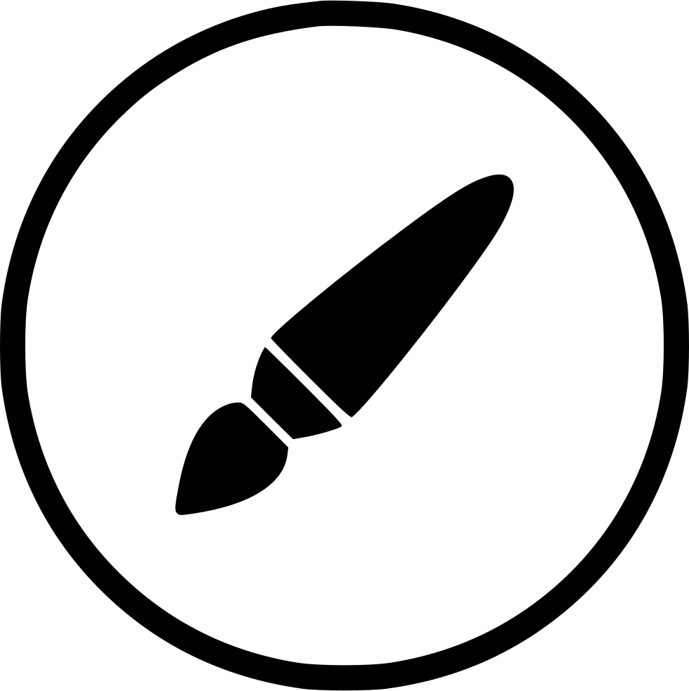 Draw Brush Instrument Graphics Picture Photoshop Comments - Drawing (980x982), Png Download