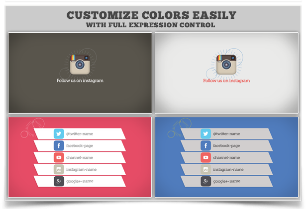 Follow Us On Social Media 4 Style - Social Media (614x431), Png Download