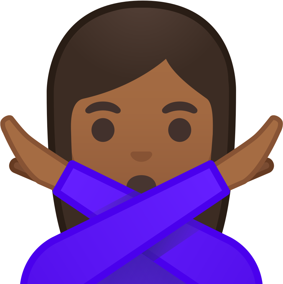 Download Svg Download Png - Significado Do Emojis 🙅 (1024x1024), Png Download