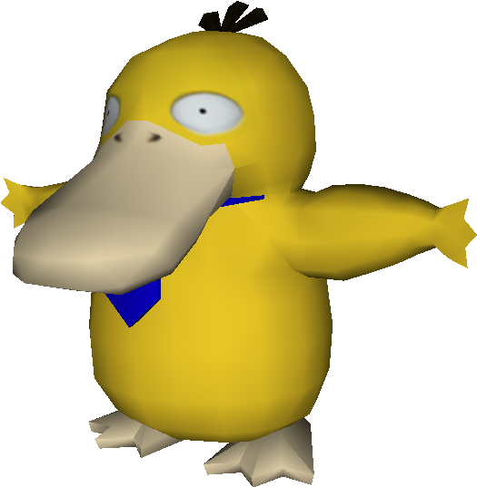 Download Zip Archive - Psyduck Png (750x650), Png Download