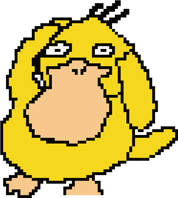 Psyduck - Analog Clock (800x720), Png Download