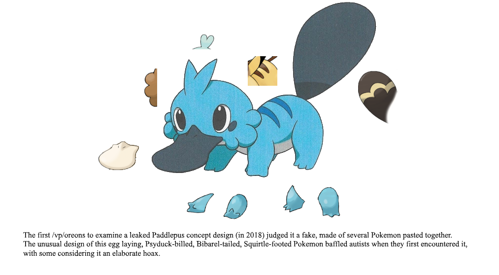 264kib, 1013x558, 1519448025120 - Pokemon Platypus (1013x558), Png Download