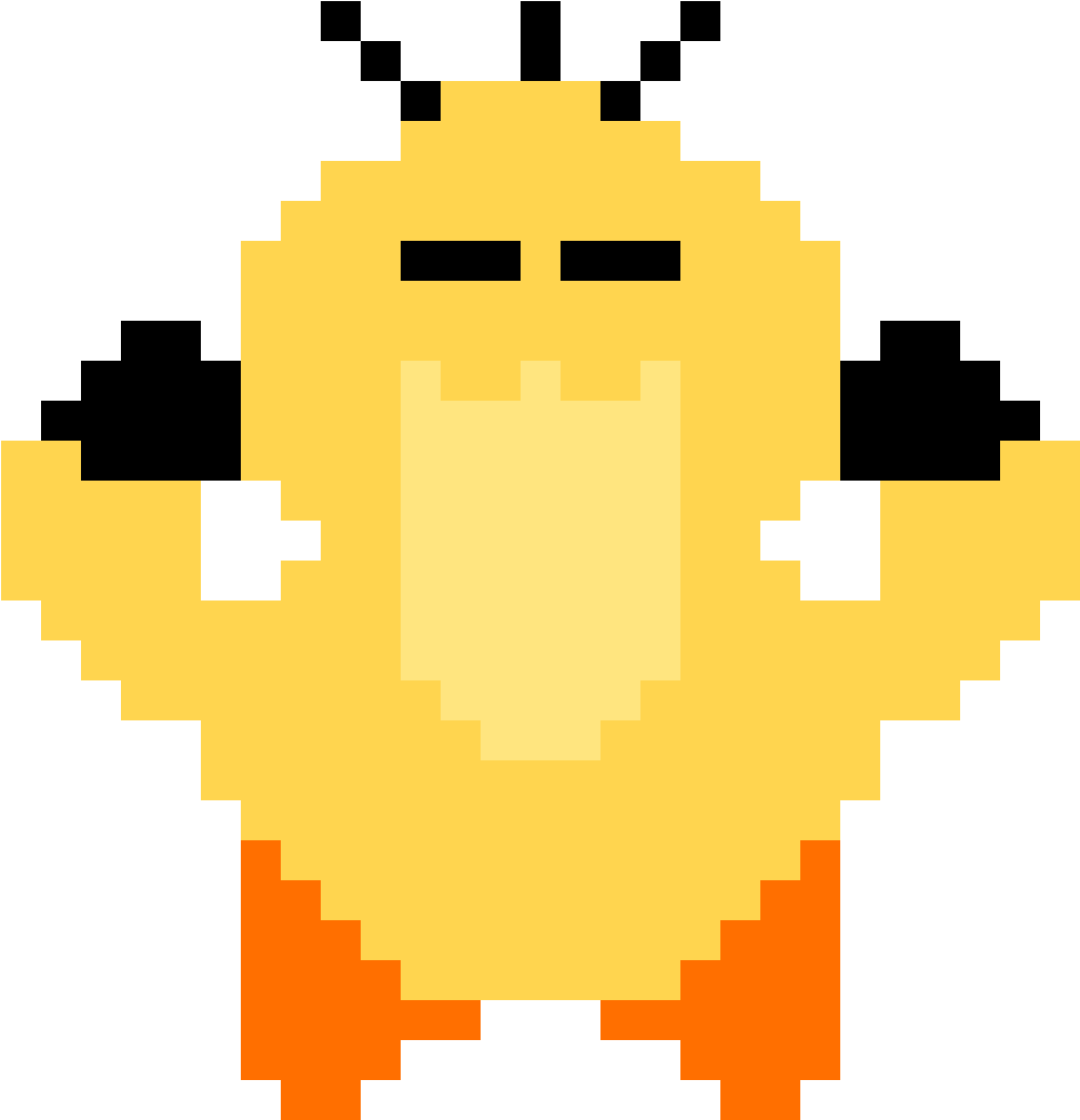 Psyduck - Galaga Ship No Background (1184x1184), Png Download