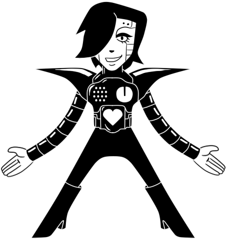 Mettaton Ex Png - Mettaton Cartoon (500x500), Png Download