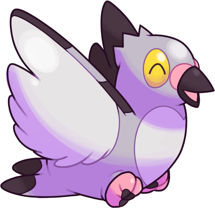 Drawn Pidgeons Chibi - Pigeon Fan Art (800x800), Png Download