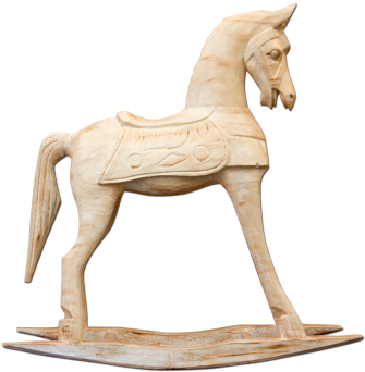 Caballo De Madera - Caballo De Madera Png (600x500), Png Download