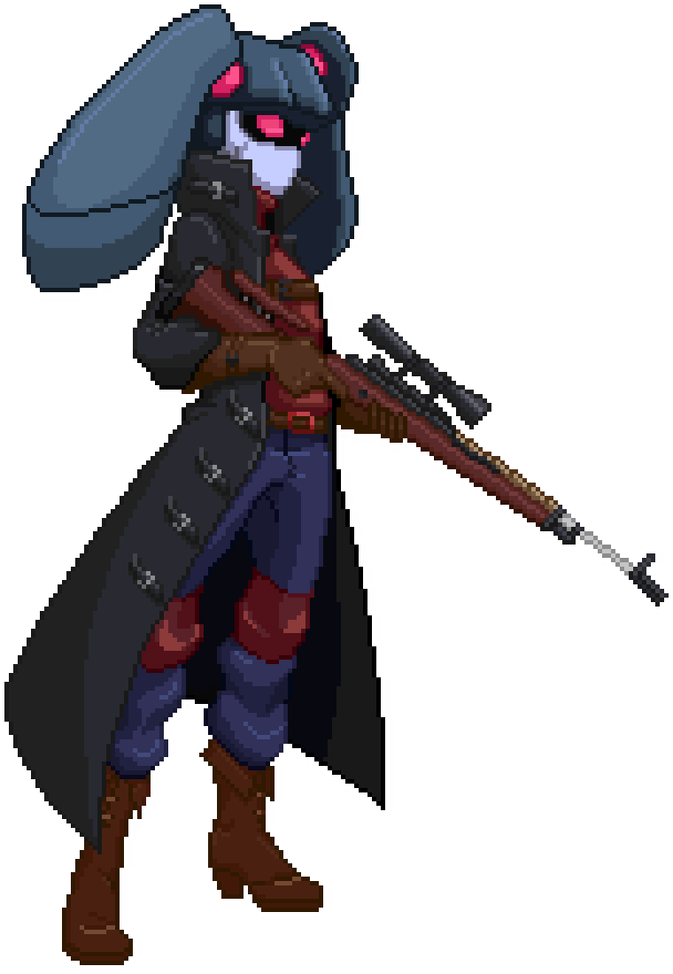 Glitch2 - Starbound Glitch Girl Art (760x1100), Png Download