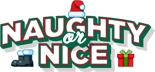 Banner Black And White Library Kentucky Downs Every - Naughty Or Nice Png (800x300), Png Download