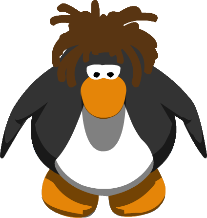 The Surf Knot Ig - Club Penguin Rainbow Penguin (424x446), Png Download