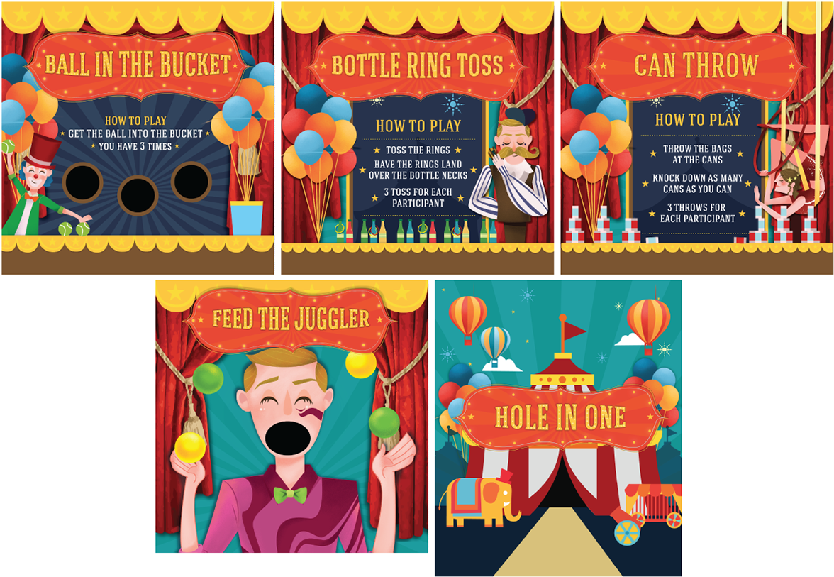 This Was A Poster Designed By Joanne Poon For A Circus - Poster (1200x835), Png Download
