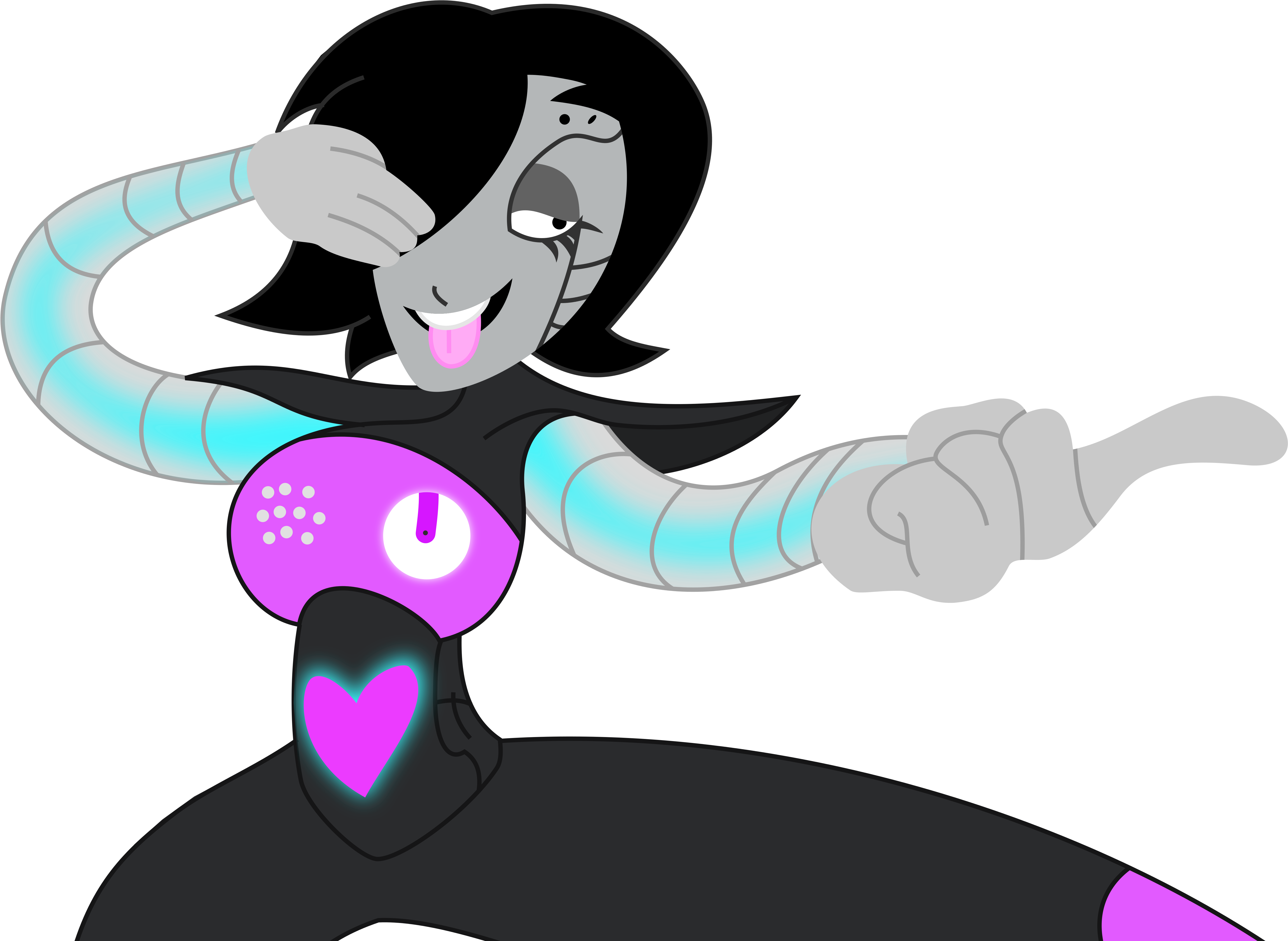 Mettaton Ex - Mettaton Vector (6000x4154), Png Download