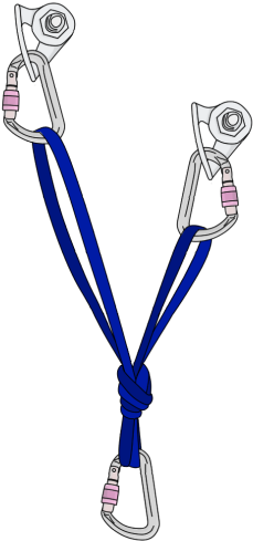 Overhand Knot Rock Climbing - Climbing (300x531), Png Download