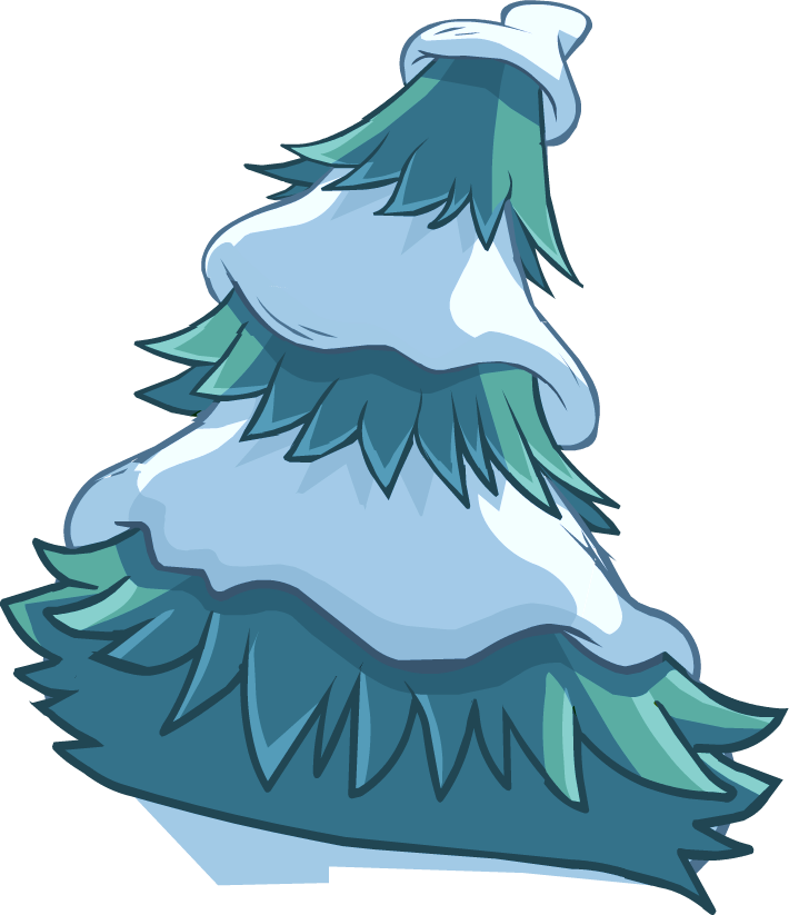 Club Penguin Wiki - Club Penguin Trees (710x823), Png Download