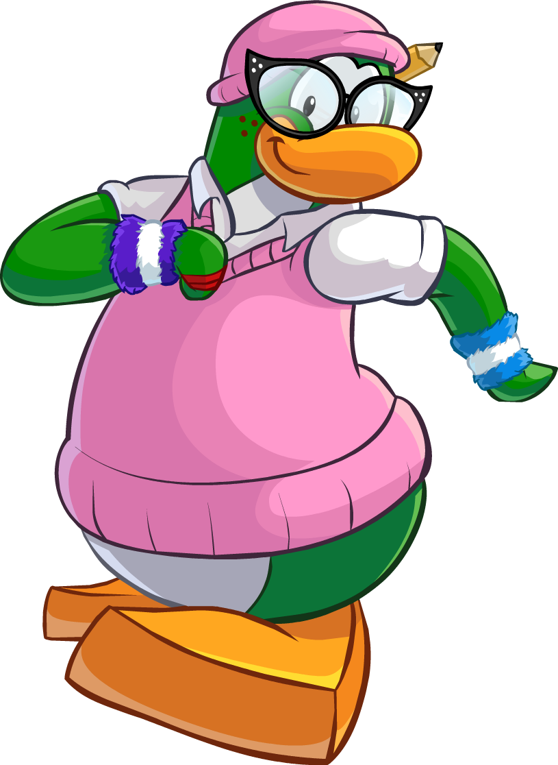 Aunt Arctic59 - Club Penguin Aunt Arctic (815x1116), Png Download