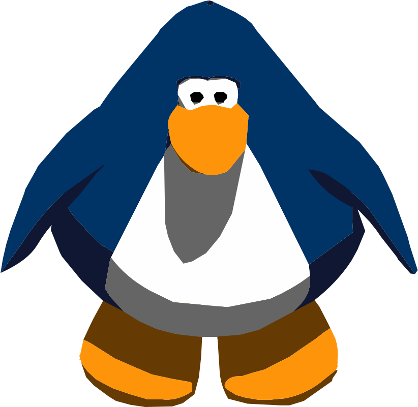 Club Penguin Png Jpg Royalty Free Library - Club Penguin Blue Penguin (847x800), Png Download