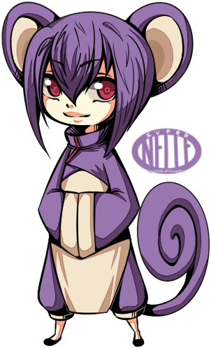 Liwei The Rattata - Human Rattata (342x500), Png Download