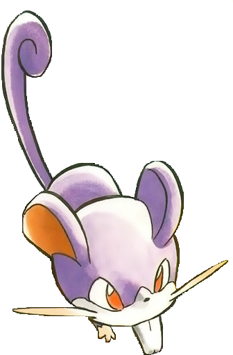 Rattata Evolution Chart - Pokemon Rattata (405x526), Png Download
