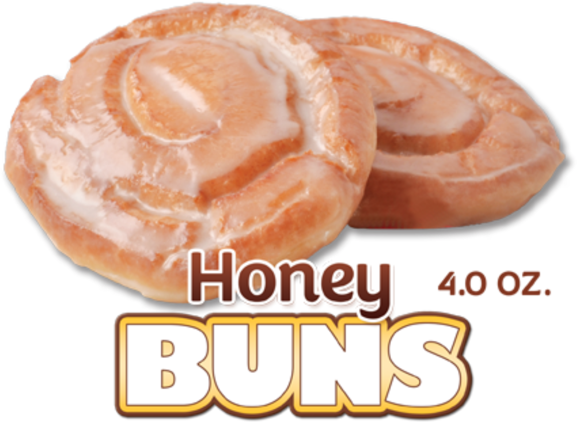 Bun Oz Fieldstone Bakery - Honey Buns Logo Png (1200x899), Png Download