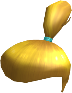 Blonde Bun - Roblox (420x420), Png Download