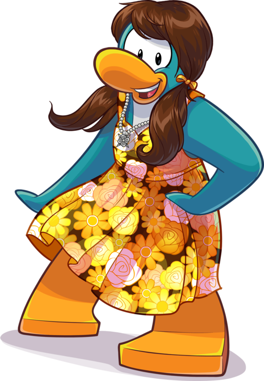 Picture - Club Penguin Female Penguins (532x768), Png Download