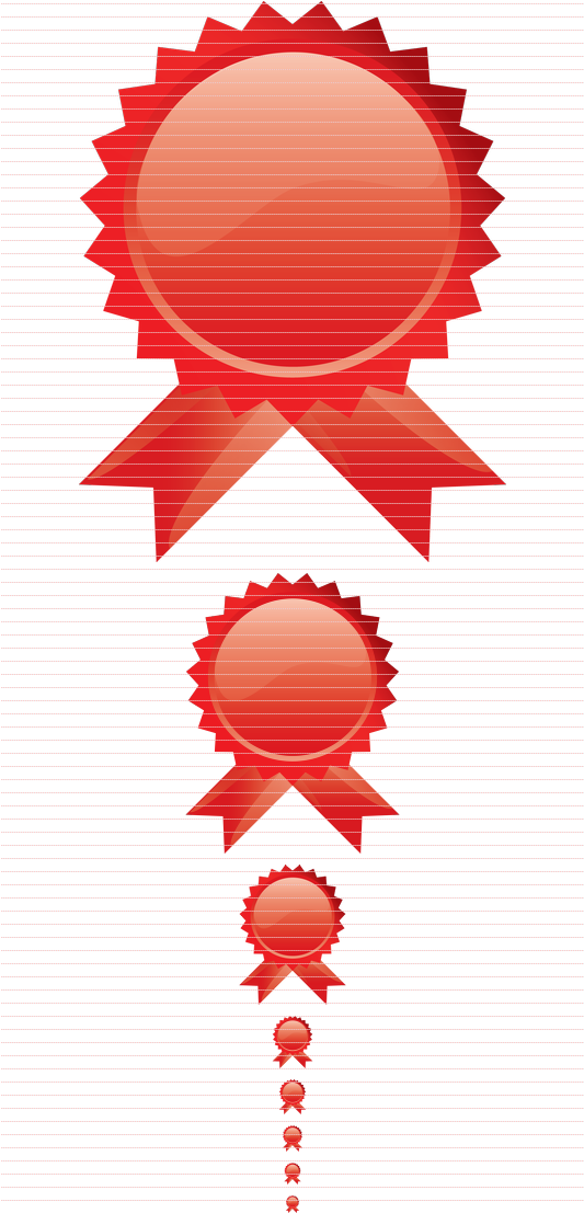 Certificate Seal Icon On Behance - Certificate Seal (532x1126), Png Download