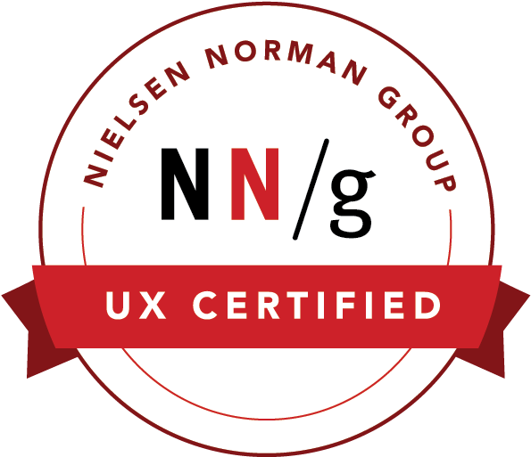 Ux Certification Badge From Nielsen Norman Group - Nielsen Norman Group (706x616), Png Download
