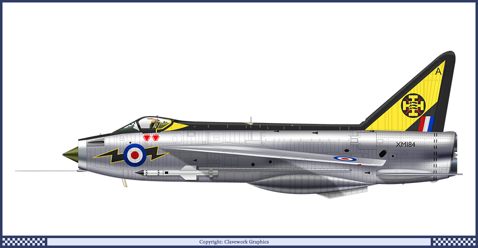 Lightning F1a 111sqn - F16 Ww2 (960x500), Png Download