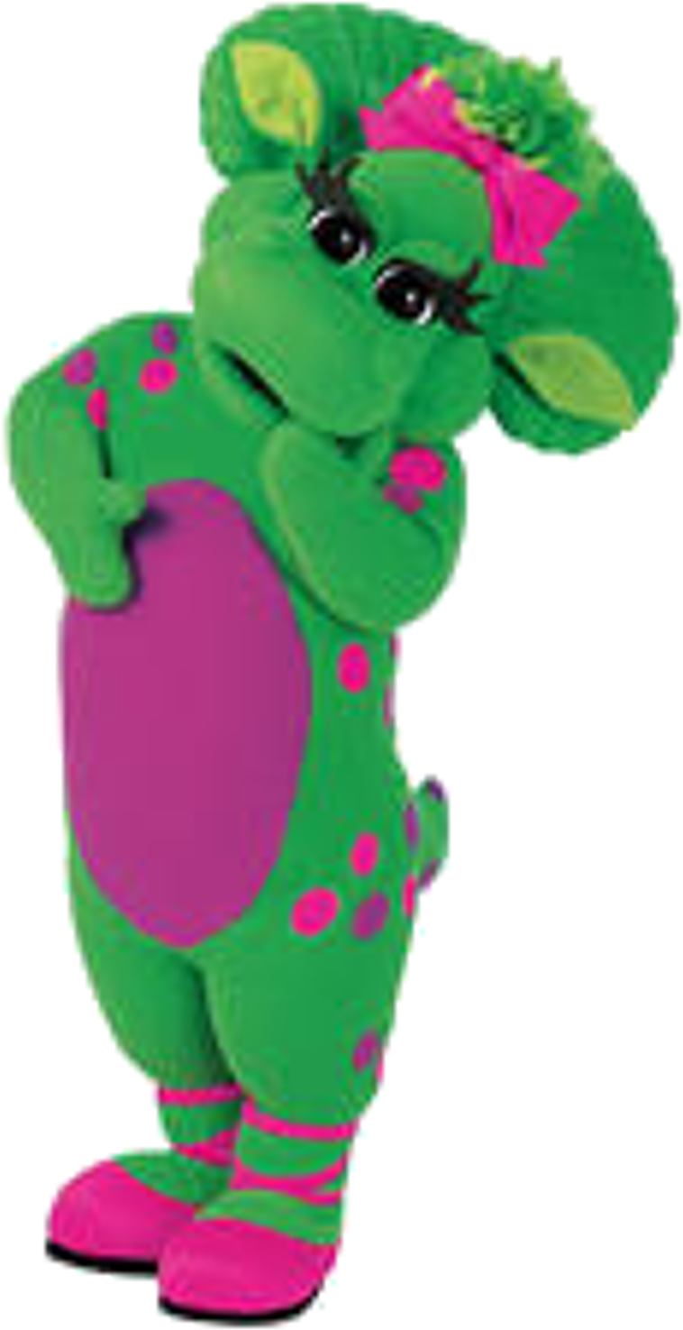 Baby Bop Friend - Barney Baby Bop (1191x1974), Png Download