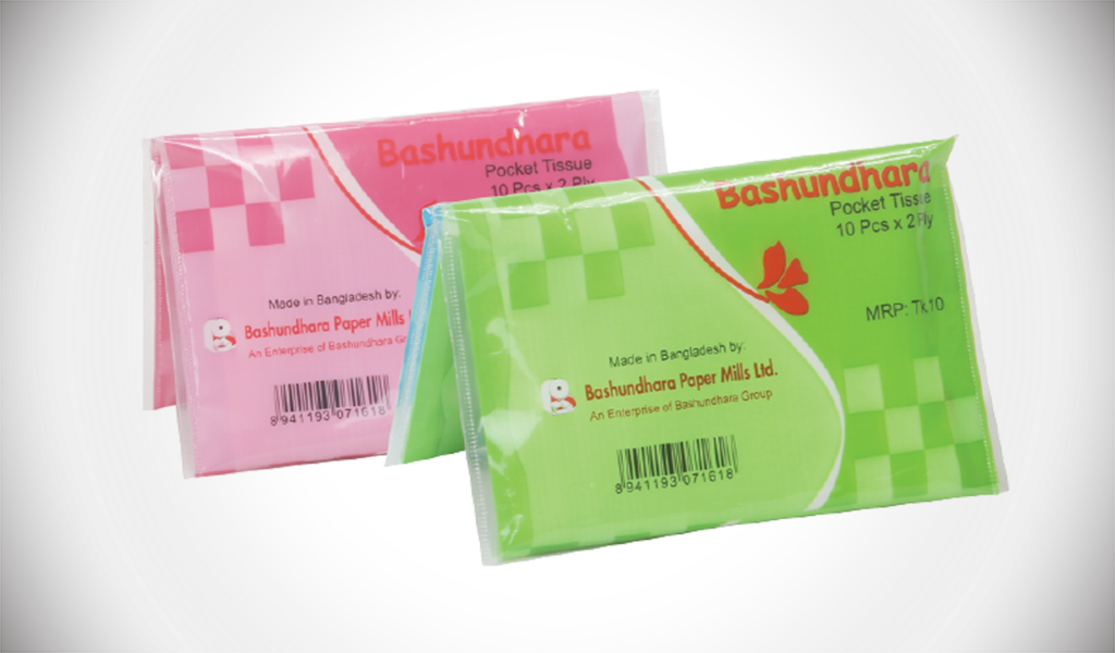 Pocket Wallet Tissue - Bashundhara Tissue (1024x600), Png Download