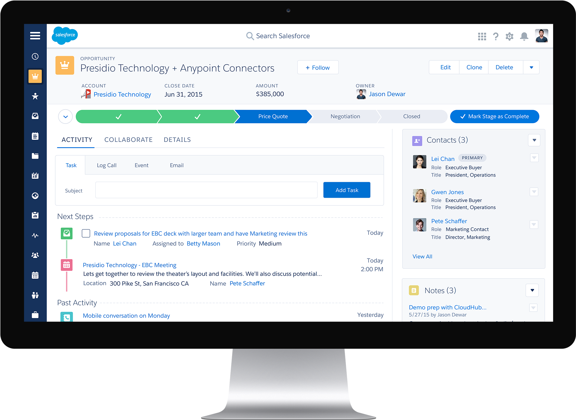 By Using Existing Salesforce Point And Click Automation - Salesforce Lightning (1600x1200), Png Download